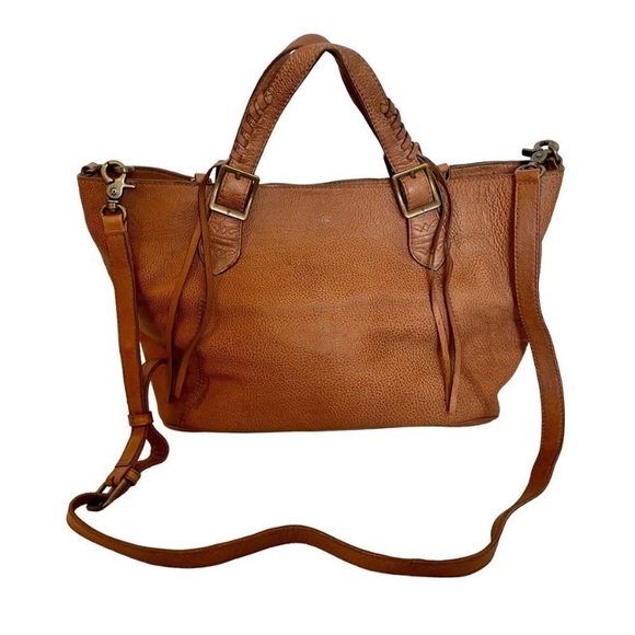 Frye Caelan  cognac satchel - Picture 4 of 13